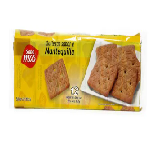 Galleta Sabemas Dulce Mantequilla 12 Unidades - 312 g